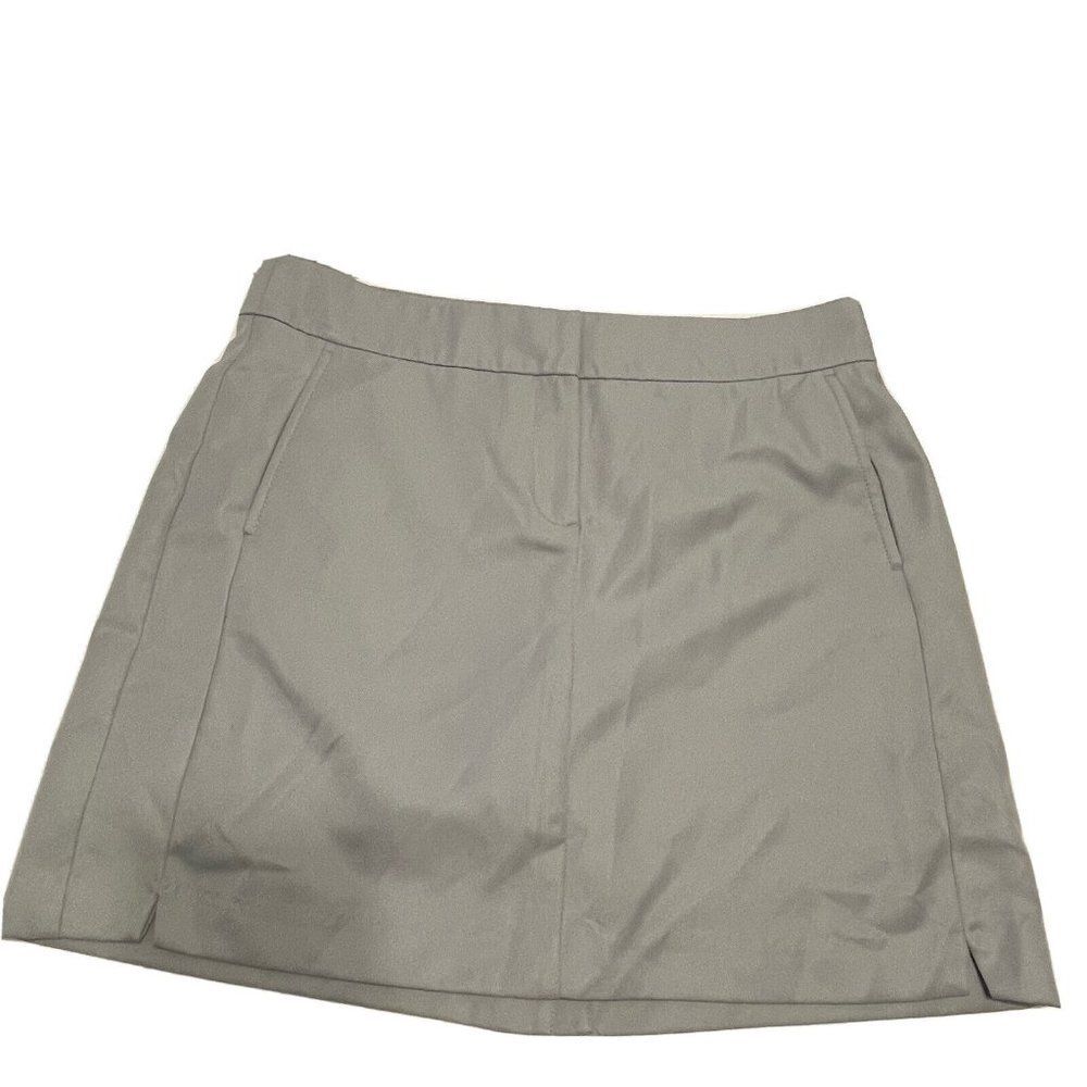 Izod Golf Ladies Sz 8 Tennis skort Zipper Pockets Gray